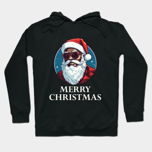 Black Santa, Afro Santa, Santa Claus, Black Christmas Hoodie